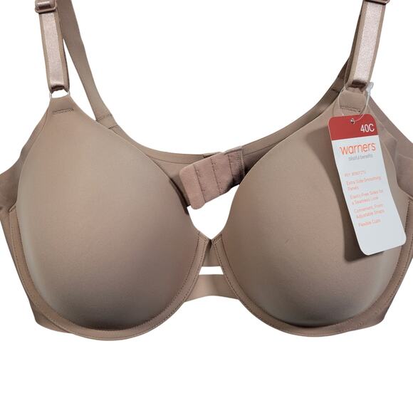 Warner's Other - Warners Beige Underwire Lightly Lined Bra Size 40C  13126-1268